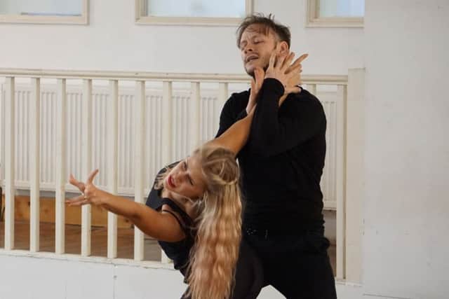 Kevin Clifton in rehearsals for Burn The Floor. EMN-190419-115437001
