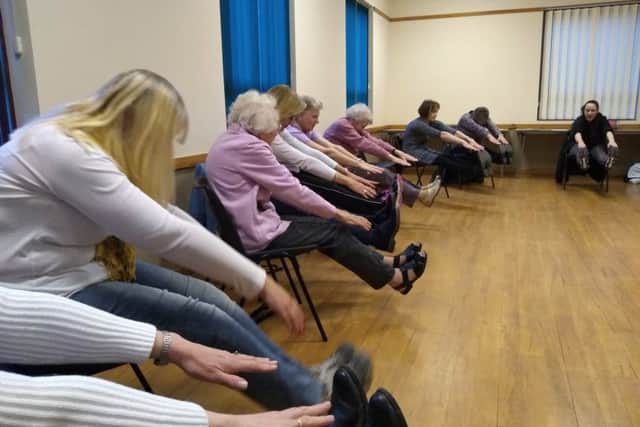 In a first for the Cameo Club of Kirkby on Bain and Roughton, instead of a talk, they welcomed Rachel Crooks from Dance Fuzion to lead an exercise session to music. EMN-190425-131433001