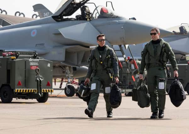 On Wednesday 24 April, Typhoons from RAF Coningsby flew to Estonia in support of NATO operations. 
 
The four aircraft from the Lincolnshire station flew to Amari Air Base to take part in the Baltic Air Policing mission, a four-month detachment that sees RAF aircraft patrol the eastern flank of the NATO alliance. 
 
The Baltic Air Policing operations began in 2014 after the Russian annexation Typhoon pilots from XI Squadron walking to their
aircraft.
Image by SAC Ciaran McFalls EMN-190425-160335001
