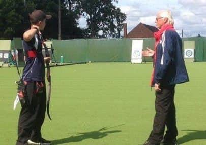 Jacob training with national coach Richard Priestman at Lilleshall EMN-190425-191010002