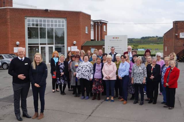 Launch of AgeUK Lindsey as charity of the year for Market Rasen Racecourse EMN-190429-170717001