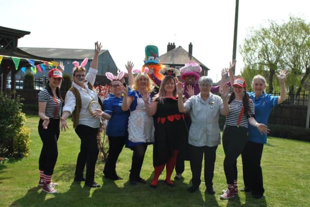 The team at Toray Pines got into the spirit of Easter for their annual egg hunt by dressing up in costumes EMN-190430-101923001