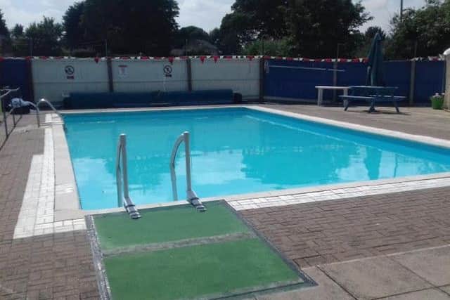 Heckington swimming pool before the latest refurbishments. EMN-190430-171618001