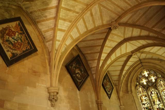 The fantastic ceiling at Riby