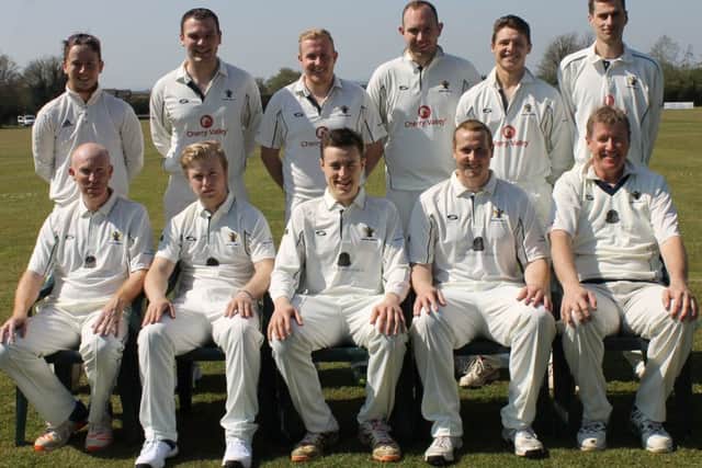 Caistor CC First XI pictured before the new season. Picture: Wes Allison EMN-190425-164542002