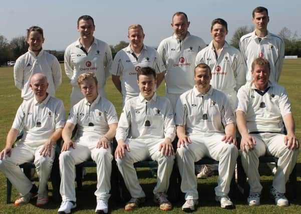 Caistor CC First XI pictured before the new season. Picture: Wes Allison EMN-190425-164542002
