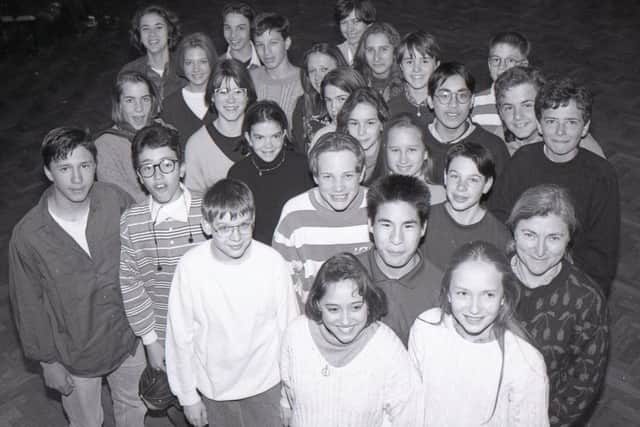 The visiting French party in 1994.