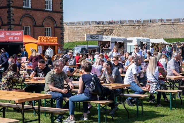 15,000 food and drink fans enjoyed the Chow Down festival in Lincoln over the Easter weekend. EMN-190205-122510001