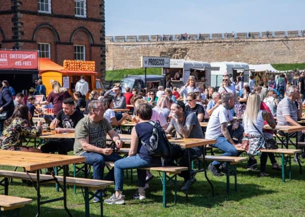 15,000 food and drink fans enjoyed the Chow Down festival in Lincoln over the Easter weekend. EMN-190205-122510001