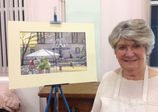Carol Hill, an experienced artist and an award winner within The Society of Women Artists at prestigious exhibitions, gave a demonstration to Horncastle Art Group. EMN-190805-162843001