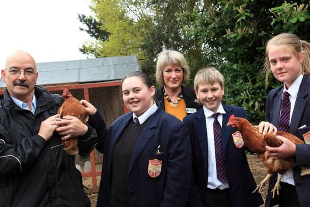 King Edward VI Humanities College, Spilsby, 10 years ago.