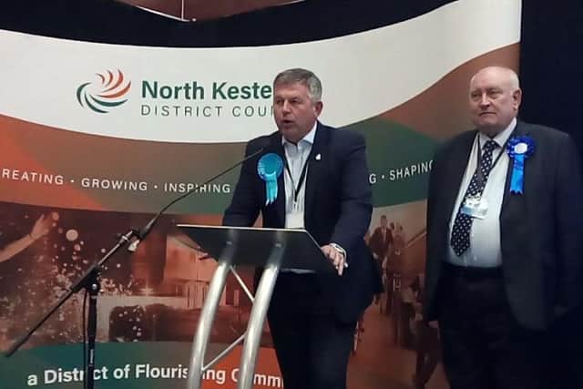 Leader of the Conservatives Richard Wright holds his Ruskington seat.