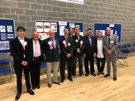 Skegness Urban District Society (SUDS) candidates celebrating their  success in the local elections. ANL-190405-071826001