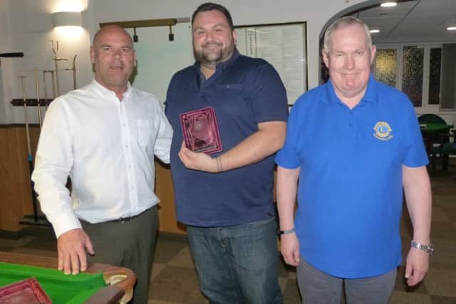 Woodhall Spa Lions snooker tournament