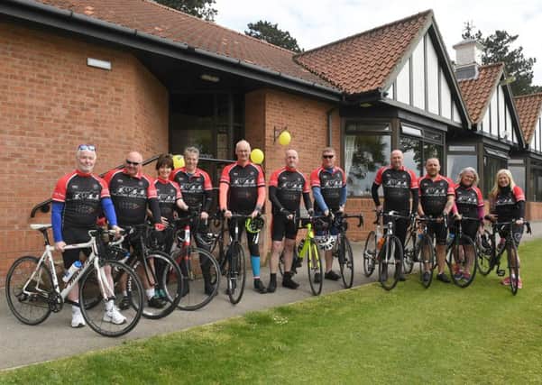 The team at Sleaford Golf Club following their 400 mile journey from Cornwall.