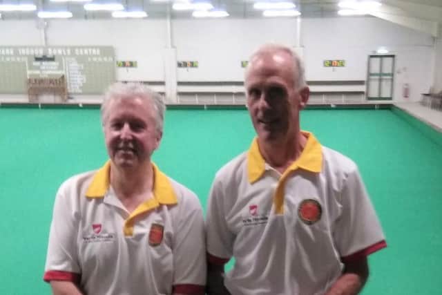 EBF last 16 finalists Tracy Nunn and Keith Jackman.