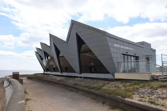 The North Sea Observatory coastal attraction at Chapel Point, host to an exhibition and sale from Alford Craft Market from Saturday this week.