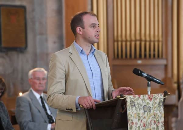 Matt Warman, speaking at a recent event in his constituency.