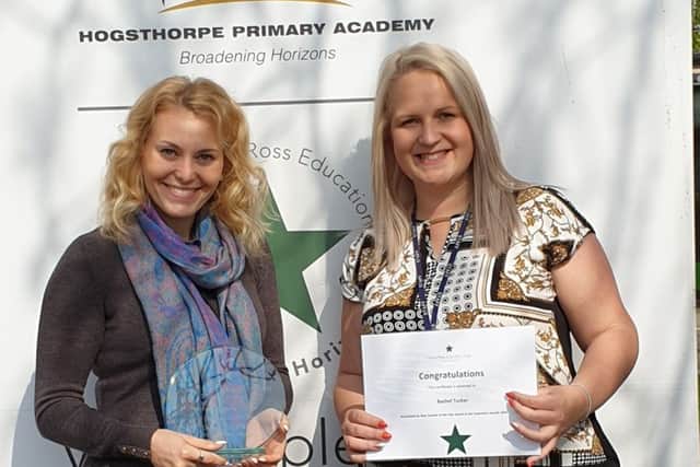 'Primary Academy Teacher of the Year' winner Danielle Storey, left, and Rachel Tucker, who was shortlisted in the 'New Teacher of the Year' category.
