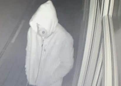 CCTV image followiing burglary at Fone Fashion in High Street, Skegness. ANL-190805-134503001