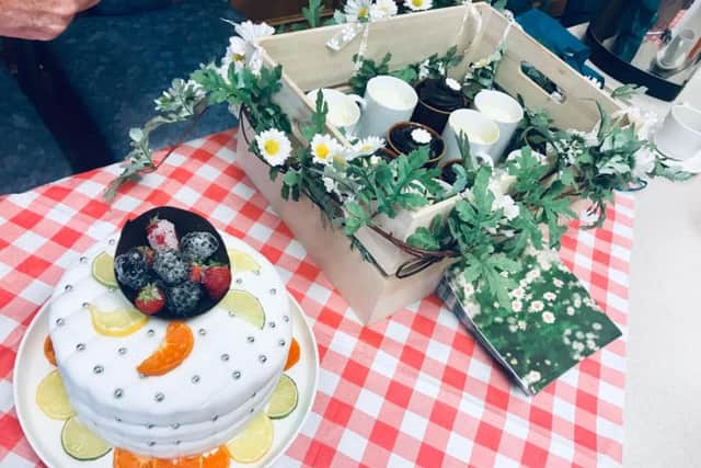 Cake offerings by NHS staff at Lincolnshire hospitals.