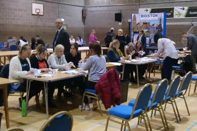 Votes are counted last Thursday
