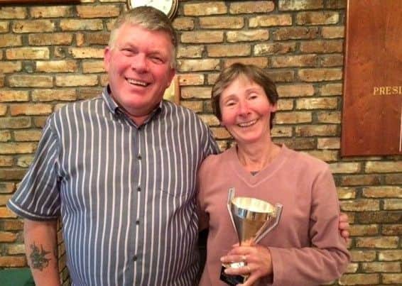 Pictured are winners Taylor and Simpson.