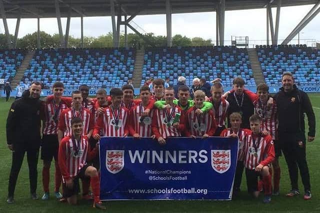 Carres Grammar School players revel in their winning moment before knuckling down to their GCSEs EMN-190513-101621002