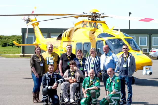 Some of the patients helped by the Lincs and Notts Air Ambulance over the last 25 years. EMN-190513-155241001