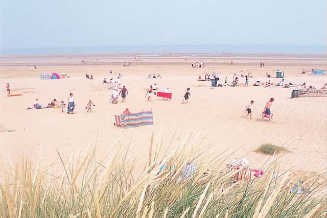 Mablethorpe beach (above) and Sutton on Sea beach achieved Blue Flag status.