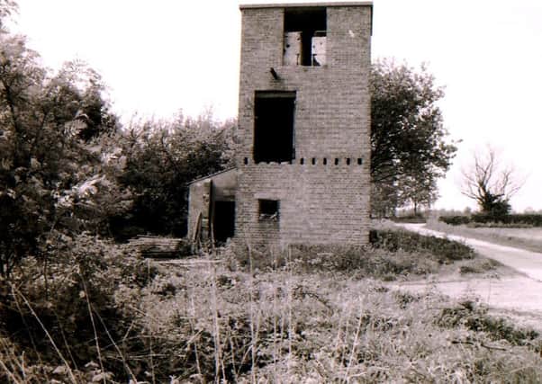 Tumbledown buildings - all that remained of RAF Folkingham back in 1994. EMN-190520-131625001
