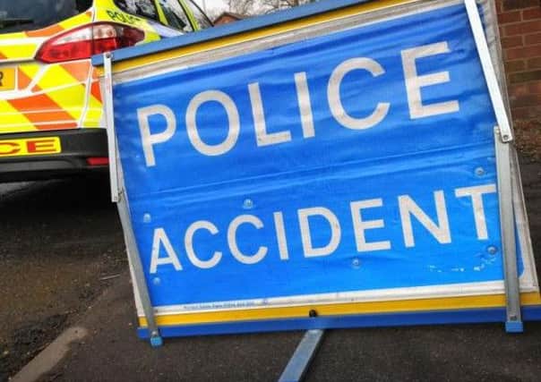 Two vehicle collision on A15 at Asawrby.