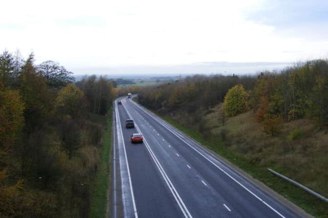 Traffic disruption was expected this morning during rush hour when an articulated lorry had a tyre blow out.