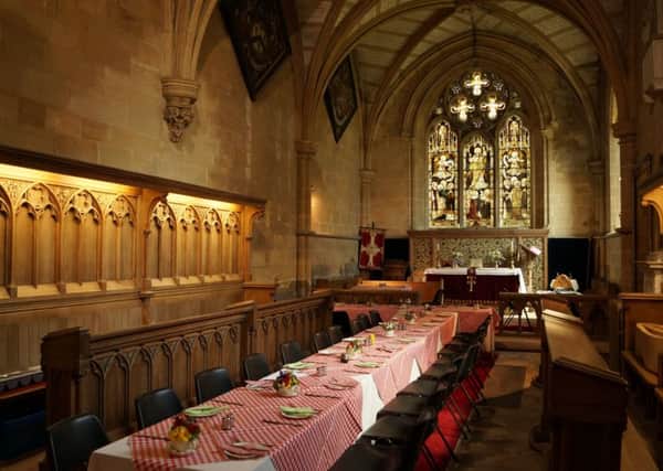 Riby Church hosts breakfast in the aisle