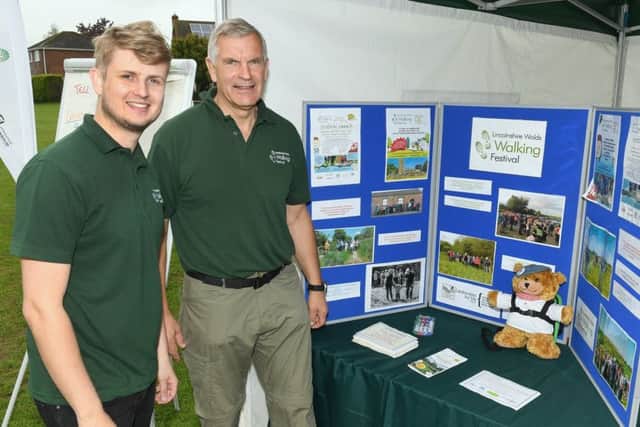 Launch of the Wolds Walking Festival.Members of the steering group that organise the festival L-R Alex Rowbottom and Geoff Newmarch - chairman. EMN-190520-124652001