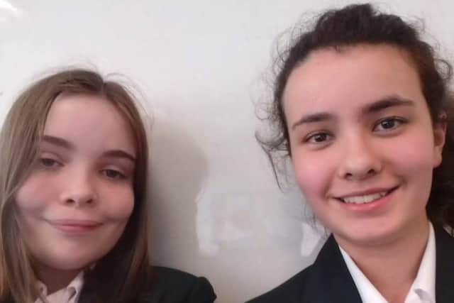 Jessica Nunn-Wright and Evie Sanger-Davies, of Sleaford, have been named BAFTA Young Game Designers finalists.