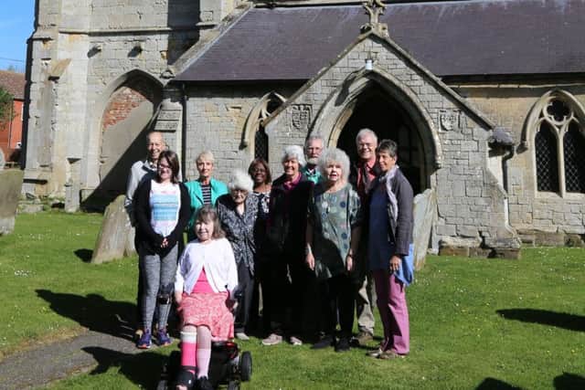 Water effort! Improvements are to be made at St Helen's Church, Stickford, following a joint fundraiser.