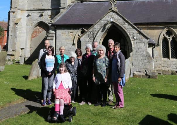 Water effort! Improvements are to be made at St Helen's Church, Stickford, following a joint fundraiser.