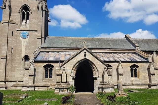 Lead stripped from the aisle roof of Anwick parish church. Photo: Stephen Allenby. EMN-190522-173534001