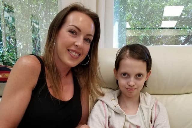 Demi Knight, pictured with her mum Mel last year.