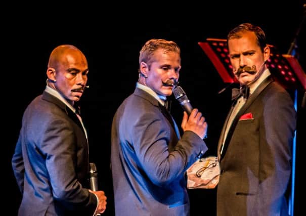 Jim Whitely (left) with other cast members starring in Crooners. EMN-190524-145156001