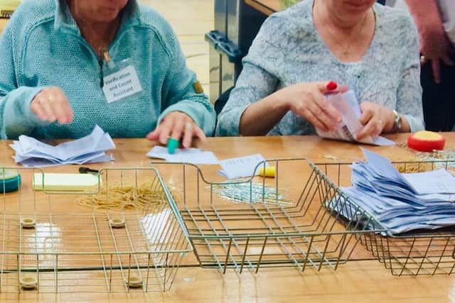 The count for the Europeon Elections took place at Tedder Hall in Louth. ANL-190526-093407001