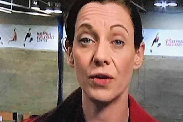 New Brexit MEP for Lincolnshire and the East Midlands Annunziata Rees-Mogg speaking on the BBC after the first set of results showing the Party leading the poll.