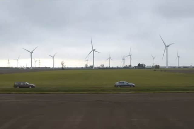 The promo opens with a car chase across Lincolnshires distinctively flat landscape, which then continues on foot (across, because its South Lincolnshire, a cabbage field). There is also some rough and tumble in a scene or two.