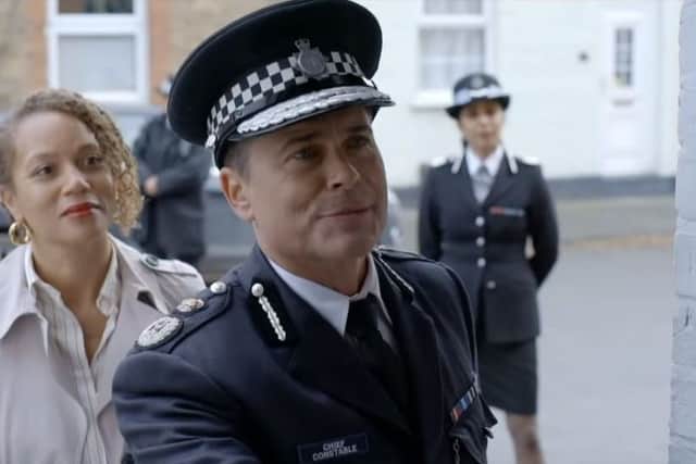 In earlier publicity, we were told that Bill Hixon isnt about making friends. In this scene, though, he seems fairly friendly. The drift of the promo, in fact, is he is not welcome.