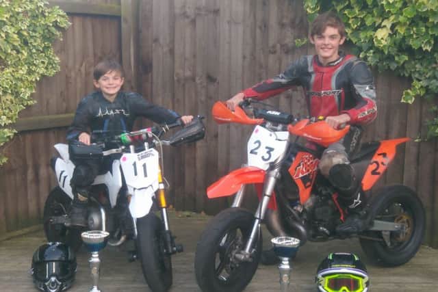 Daniel, left, and Rhys Stephenson.