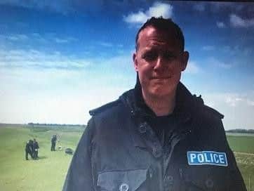 Insp Ed Delderfield, lead on the Lincolnshire Police drone training exercise.
