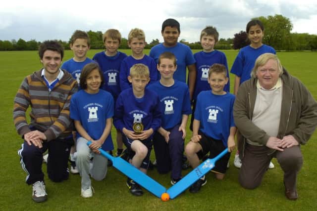 Tower Road's Chance to Shine cricket team 10 years ago.