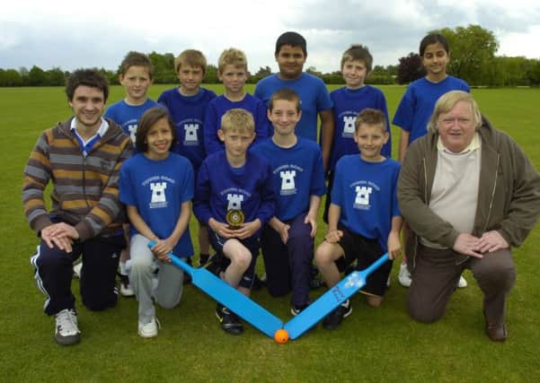Tower Road's Chance to Shine cricket team 10 years ago.