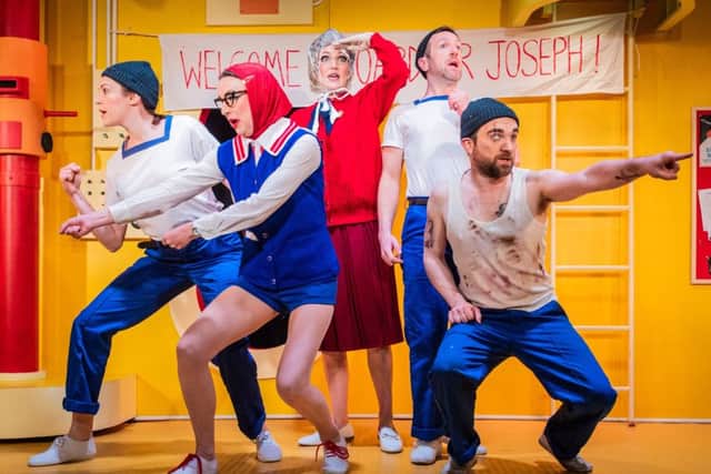 Pictured from left to right are Hannah Crerar, Catrine Kirkman, Jennie Jacobs, Philip Lee and Matthew Kellett. Picture: Robert Workman.